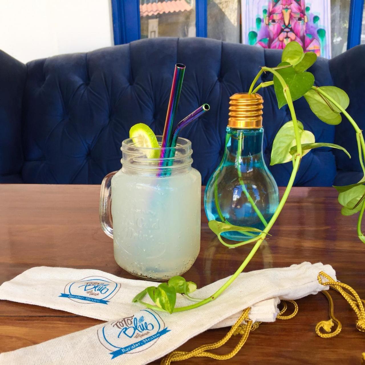 Toto Blue Hotel Boutique Bacalar Eksteriør billede